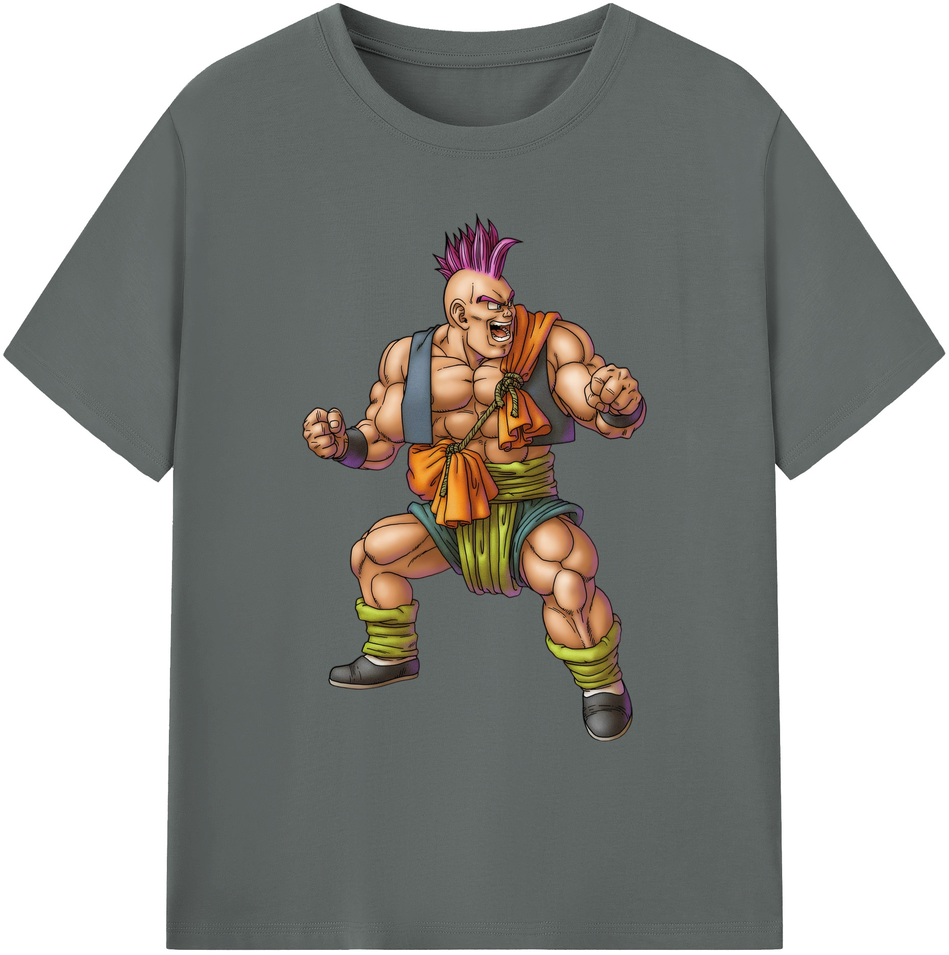 （画像用） ドラゴンクエスト Doragon Kuesuto Dragon Quest 綿100％ メンズ半袖Tシャツ｜肌触りやわらか＆通気性